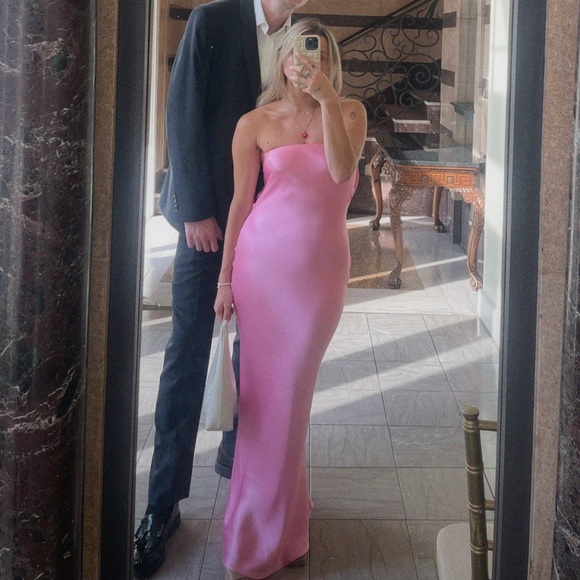 Bec and Bridge pink strapless dress - Picture 2 of 6